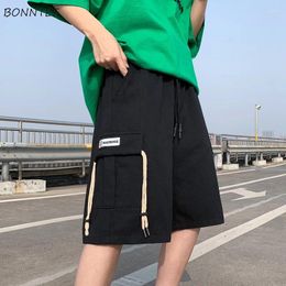 Men's Shorts Casual Men Baggy Design Handsome Big Pockets Japanese Teens Stylish Streetwear Hip Hop Summer All-match Fashion Trousers