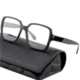 Quality Lux-Desi All-match Celebs Frame Women Big-square Plain Glasses Plank Fullrim Anti-Bluelight Plano 56-17-140 for Prescripti3362