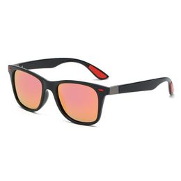 Fashion Square Polarized Sunglasses Men Movement Designer Driving Sun glasses Women Vintage Anti-UV Driver Black Blue Goggles Eyew306e