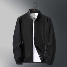 2023 New Spring and Autumn Season Oversized Business Mens Team Work Jacket Printable Middle aged Executive Coat