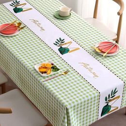 Table Cloth Modern Nordic Printing Rectangular Tablecloth For Party Decoration Waterproof Anti-stain Coffee Cover303K