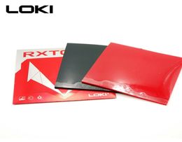 LOKI RXTON1 ITTF Approved Semi Sticky Table Tennis Rubber Hard Sponge Ping Pong Rubber Fast Attack Red Pingpong Rubber 2201058605578