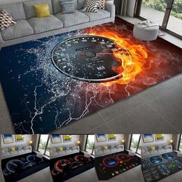 Carpets Car Motorcycle Dashboard Carpet Rug 3D Printing Creative Door Large Mat Bathmat For Living Room Bedroom Entrance Drop2212