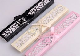 2021 Whole Pink Beige Black Colour Hands Fans Logo On Ribs Wooden Bamboo Hand Silk Wedding FansGift Box Arts and Crafts Cheap 2282529