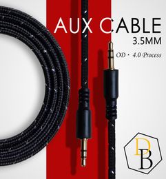 AUX Cable Male to Male Stereo Line 1m for Samsung Speaker Auxiliary Car Audio Connoctor Universal for Cell Phone7223480