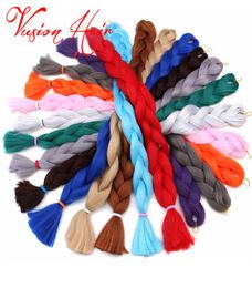 Solid Colour Xpression Braiding Hair Bulk Crochet Braids 82 Inch 165gpack Kanekalon Braiding Hair Jumbo Synthetic Braiding Hair Ex5152925