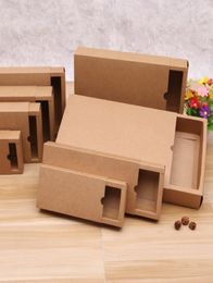 Kraft Paper Drawer Box Festival Gift Wrapping Boxes Soap Jewellery Candy Weeding Party Favours Gift Packaging9313840