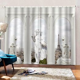 Home Decor Luxury Curtains Relief Curtain For Living Room Bedroom Blackout Window Drapes261C