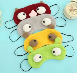 Cartoon Funny Sleeping Eye Mask Cute Anti Snoring Blindfold Sleeping Shade Cotton Cover Blinder Blindfold Party Masks6053121