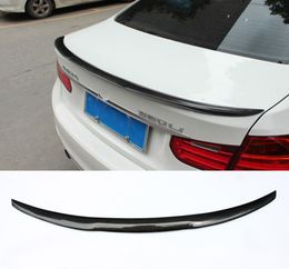 M4 Stye Carbon Fiber Glossy Car Auto Rear Spoiler Trunk Wings Lip For 3 Series F30 Spoiler 320i 330i 335i Sedan 2012-20176315706