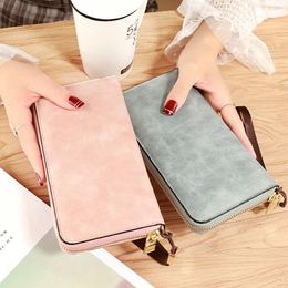 Wallets Brand Designer Wristband Women Many Departments Clutch Wallet Female Long Large Card Purse Ladies Handbag268f