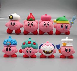 Anime figure Kawaii Kirby Stars Different shapes PVC model toys Boys and girls toys Birthday gifts for friends or children2160686