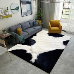 Carpets Creative 3D Leopard Cow Tiger Printed Carpet Super Soft Non-slip Bedroom Living Room Area Rug Home Decoration Mat Fur272Y