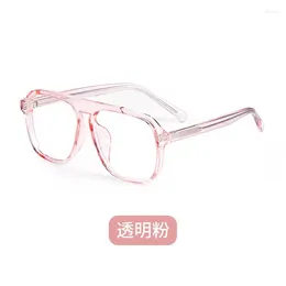 Sunglasses Frames 53mm TR Full Frame Square Glasses For Men And Women Anti Blue Light Prescription 8844