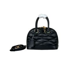 Womens Classic Handbag messenger bag Black Diamond Full Skin Shell Bag Series Shell Handbag with Sheepskin Leather Detachable Shoulder Strap With box