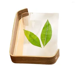 Jewelry Pouches Acrylic Wood Picture Frame Herbarium Display Nordic For Wedding Pocard Stand Table Deco A