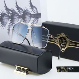 Top designer Dita 17302 Sunglasses men's and women's metal retro fashion designer black glasses door all match UV 400 Po340a