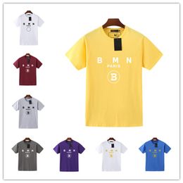 AA-88 cotton classic chest letter print men's and women's short sleeved T-shirt versatile loose short sleeved