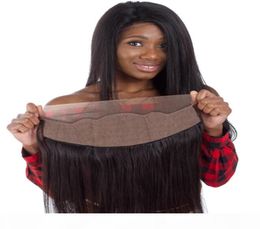 Ear to Ear Silk Frontal Closures 13x4 9A High Quality Natural Color Virgin Brazilian Hair Straight Part Frontal Closure 8418150