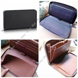 Aber Zippy Organiser Long wallets Women Real leather travel wallet Top Popular Customization women clutch chequebook Passport Hold290q