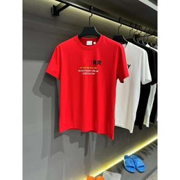9A Men's Plus T-shirt and Polo T-shirt with round neck embroidery and printed polar style summer clothing paired with street pure cotton designer T-shirt