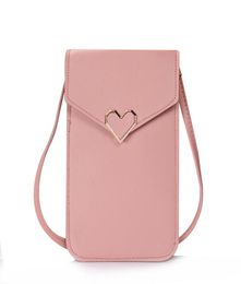 Touch Screen Cell Phone Purse Smartphone Wallet Leather Shoulder Strap Handbag Women Bag For I For Huawei7750272