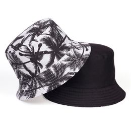 Solid-coloured Double-sided Wear Fisherman Hat Men and Women Sunscreen Korean Version of The Student Fashion Casual Trend Round Face Wide-brimmed Pot Hat