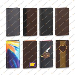 Unisex Fashion Casual Designer Luxury Credit Card Holder Long Wallet Coin Purse Key Pouch High Quality TOP 5A M66540 M61697 N62665175S