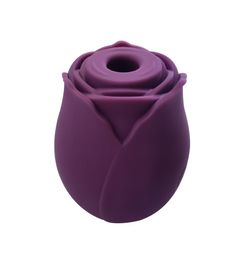 Massager Adorime Rose Flower Shape Nipple Vibrating Tongue Vibrator Clitoral Sucking Vibrator Suction Clot Sucker Dildo Sex Toys W5261798