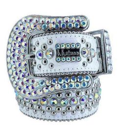 Bb 2022 Belt Designer Simon Belts for Men Women Shiny diamond belt white cintura uomo boosluxurygoods 0000258W273c