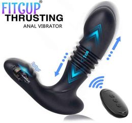 Nxy Thrusting Butt Plug Vibrator Sex Toys for Men Dildo Prostate Massage Anal Shop Adult 18 Gay Male Masturbator 12103269572