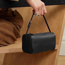 the row Designer Bags Leather and of minority minimalist 90s bag leather solid Colour portable pillow lunch bagsClassic tote bag TH220I