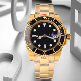 mens watch aaa watches designer watches water-resistant watch 40mm wristwatch Stainless Steel bracelet ceramic bezel black dial with box DHgate watch