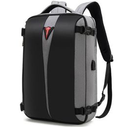 Backpack POSO 15 6 Inch Laptop Outdoor Fashion Travel Business Nylon Waterproof Student257Z