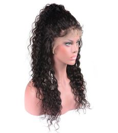 Lace Front Wigs 150 Density Curly Lace Front Human Hair Wigs For Black Women Brazilian Water Wave Lace Front Human Hair Wigs9410048