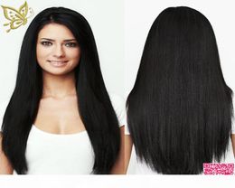 Customise Kosher Wig Jewish Wig Brazilian Human Hair Wigs Quality 44 Silk Top None Lace Wig Human Hair Natural Skin2621064