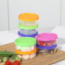 Storage Bottles Snack Nut Fruit Organiser 150ML Mini Convenient With Lids Freezer Box Fresh-keeping Plastic Boxes Food