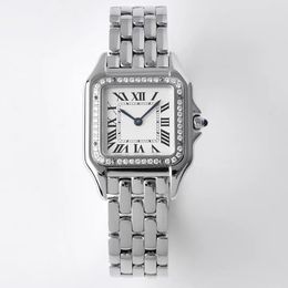 BVF high-quality watch silver plus diamond 316 fine steel case strap sapphire glass mirror Swiss quartz movement 27MM