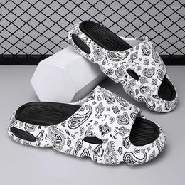 Slippers For Men Soft And Comfortable Non-slip Thick Bottom Sandals Wear-resistant Ventilate Indoor Outdoor Unisex Fashion