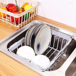 Kitchen Storage Dish Drying Rack Utensil Holder Large Expandable Shelf In Sink Or Over On Counter