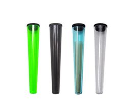 Plastic Doob Cone Tube Rolling Cigarette Paper Smoking Storage Sealing Container Waterproof Airtight Smell Proof Medicine Horn Tub2344312