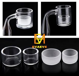 Quartz Insert Bowl Smoke 20mm 25mm 26mm Clear Frosted Flat Thermal Skillet For Top Domeless Nail1975501