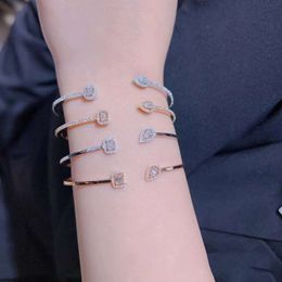 jewlery messis charm nail bracelet designer jewelry messikas bracelet women Sika Seiko Irregular Bracelet with Adjustable Opening Personalized Versatile Light L