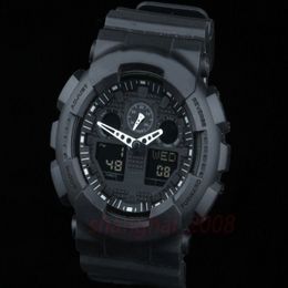 new original Colour all function led army military watches mens waterproof watch all pointer work digital sports wristwatch211b