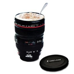 Whole- Fashion Caniam SLR Camera Lens 24-105 mm 1 1 scale Plastic coffee Creative lens cup233B