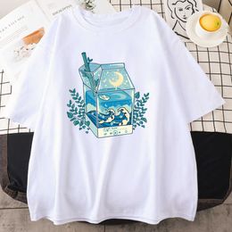 Milk Box Moonlight Waves Prints Men_s t Shirt_yythk