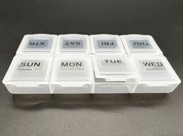 2021 Healthy Care Daily Medicine Pill Box Organiser Sort 8 Days Weekly HolderContainer Tablet Vitamin supplement Storage Cases Tr9190046