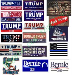 17 types New Styles Trump 2020 Car Stickers 76229cm Bumper Sticker flag Keep Make America Great Decal for Car Styling Vehicle P1418060