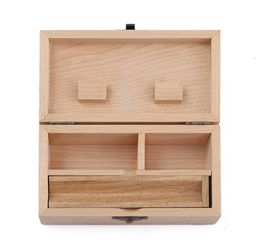 Wood Stash Case Tobacco Storage Box Rolling Tray Natural Handmade Wood Tobacco and Herbal Storage Box For Smoking Pipe Accessories3570749
