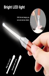 3pcslot Earpick Ear Wax Removal LED Light Earwax Ear Pick Spoon Curette for Baby Adults Ear Cleaning Care Tools2162105